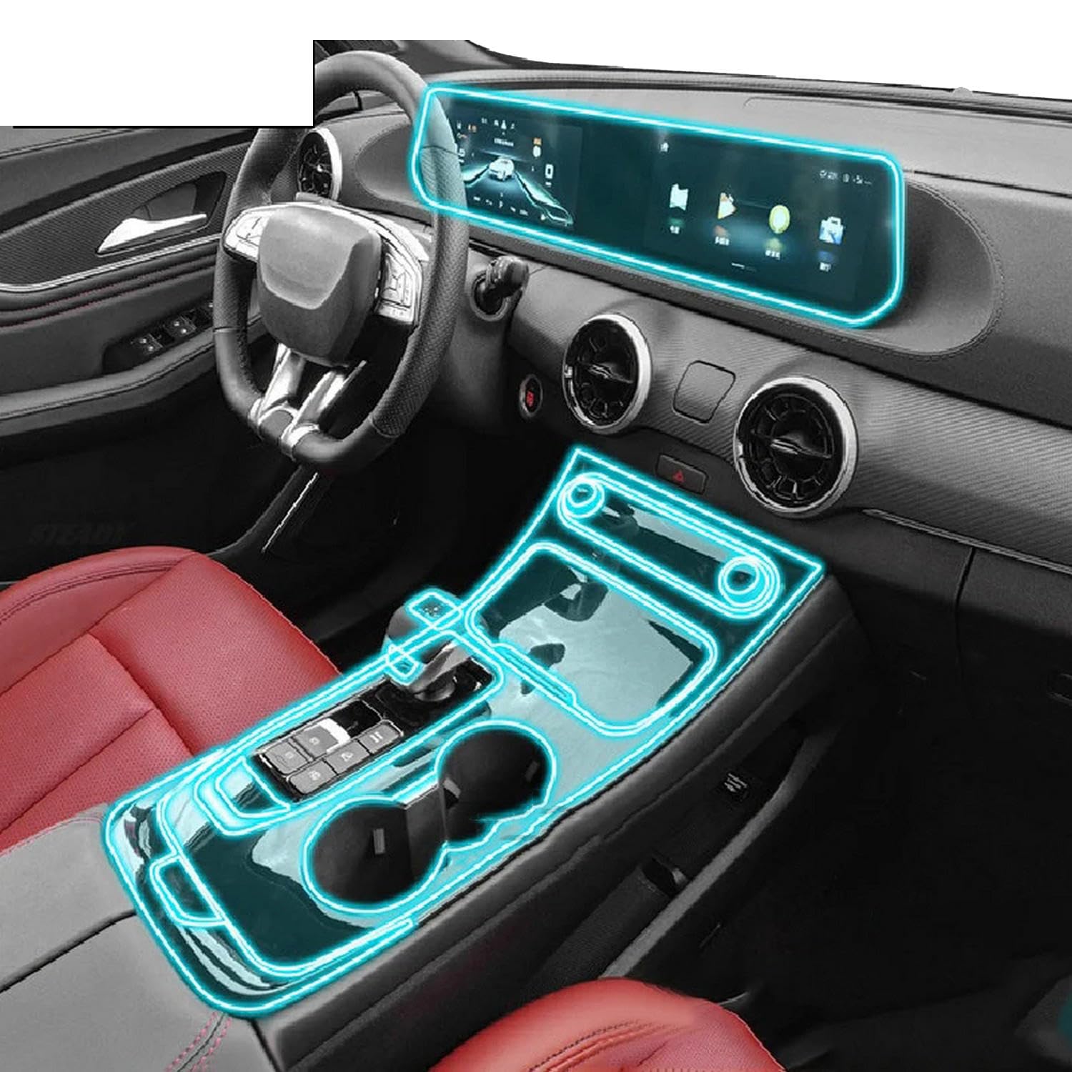 Film protection TPU Forthing M4 U-tour 2022-2023 | Protection habitacle voiture