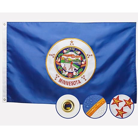 Minnesota State Flag 4x6: Unparalleled Durability for Patriotic Display