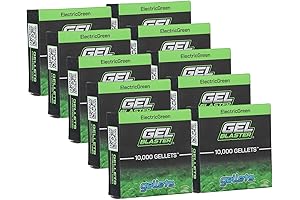 Gellets Refill Ammo Bottle of 10,000 Eco-Friendly Gellets Great for Gel Blasters