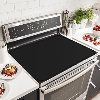Cubre Vitrocerámica, Tapa para Vitroceramica, Práctica Extensión de Superficie de Trabajo en la Cocina, Resistente al Calor, Antideslizante y Antiarañazos (82X51CM)
