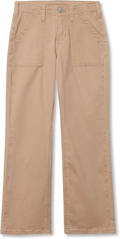 Lands' End Girls Woven Pull On Utility Cargo Pants