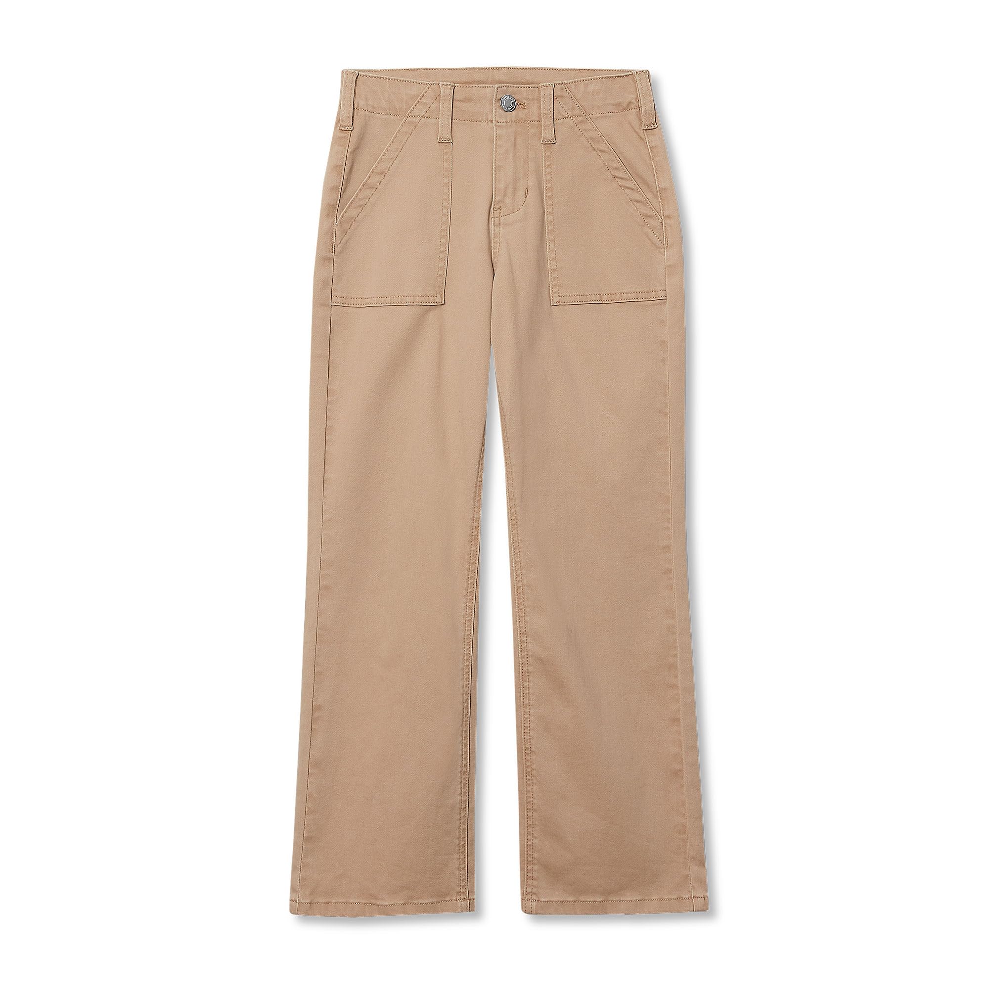 Lands' End Girls Woven Pull On Utility Cargo Pants