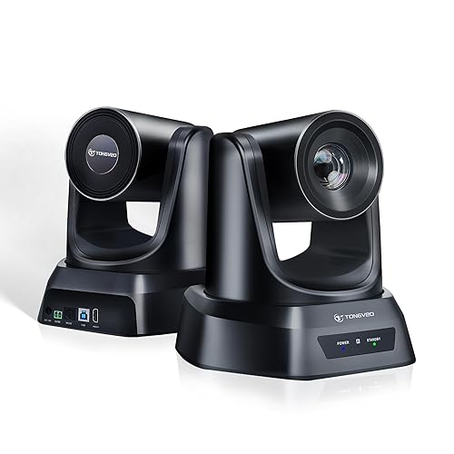 TONGVEO Conference Room PTZ Camera System with 20X Optical Zoom | 1080P 60fps HDMI USB Webcam for Church Streaming Online Video Conference| Compatible with Zoom, OBS | Easy Setup