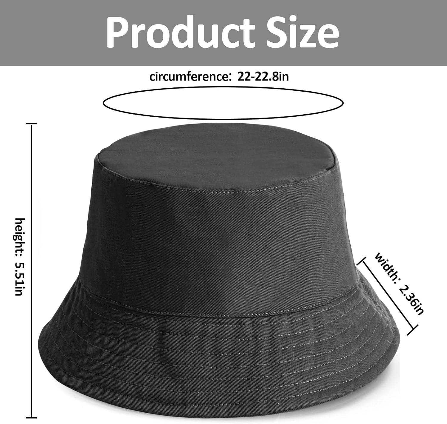 Funny Duck Bucket Hat Fisherman Hat Beach Travel Sun Hat Outdoor Cap for Unisex Men Women - Image 6