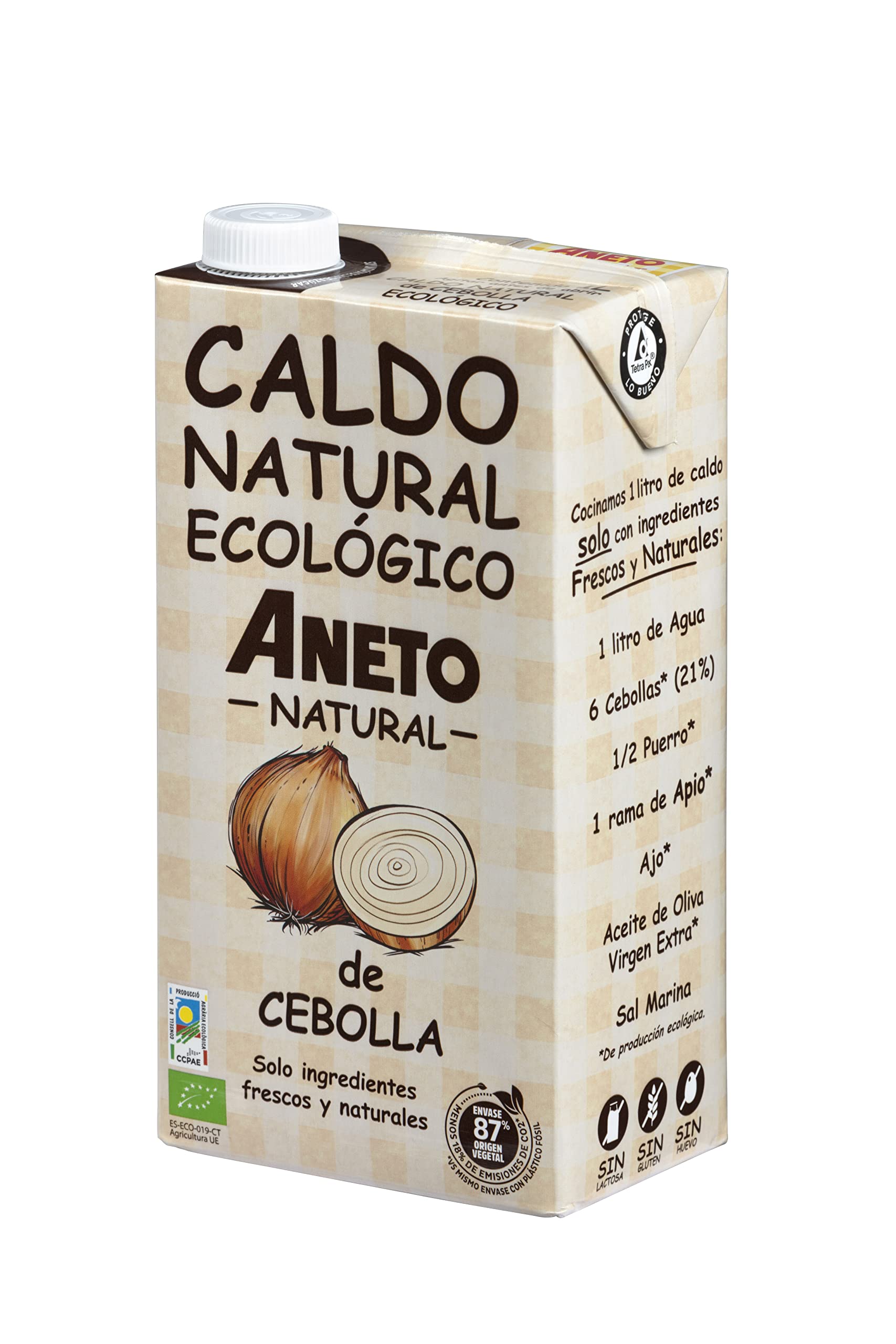 Brodo di cipolla biologico naturale 1 L