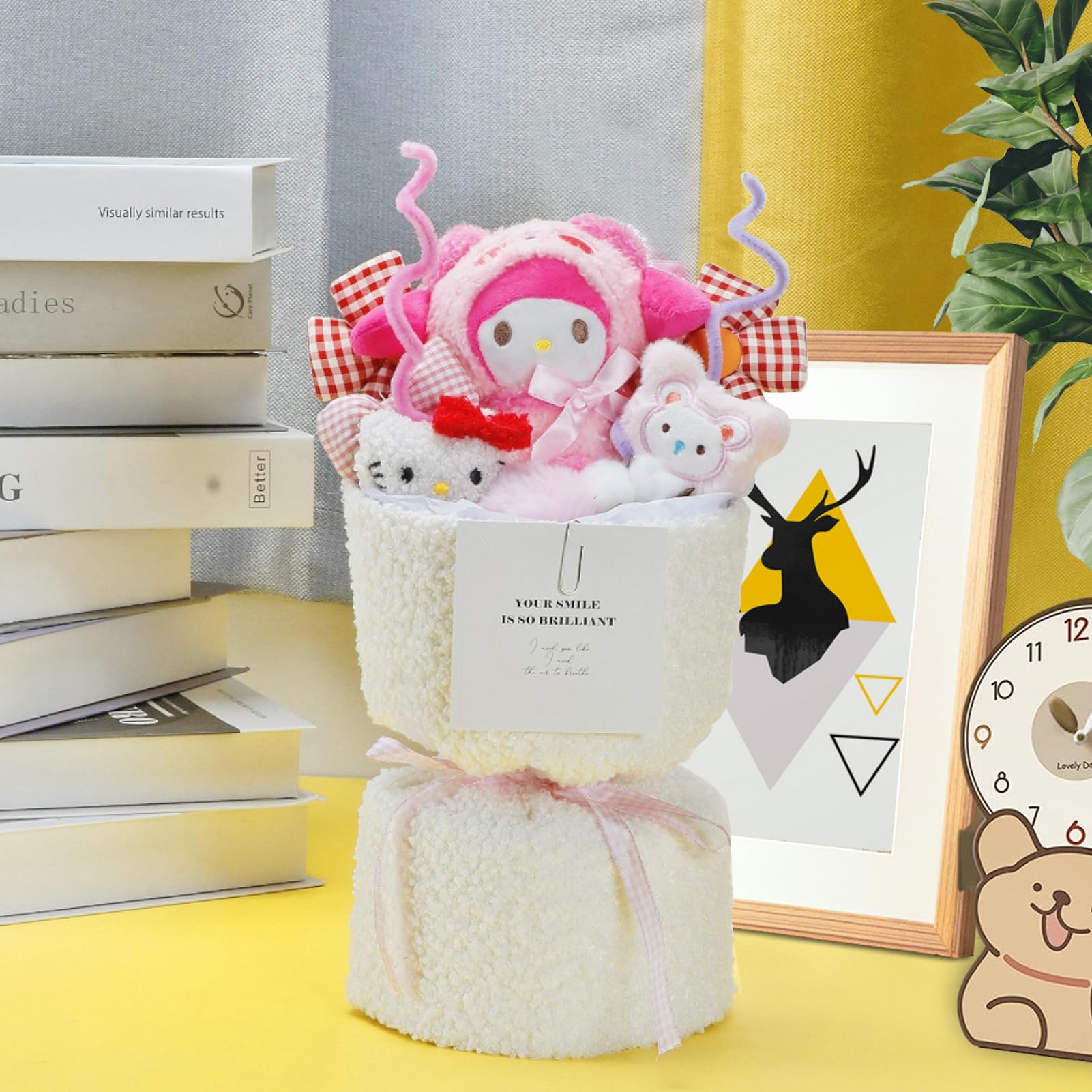 Amazon｜SnugHubぬいぐるみブーケ人形、ハンドメイドアニメぬいぐるみ