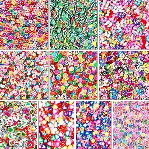 EHOPE 10000 PCS Nail Art Slices Fruits Slices Polyme Slices DIY Fruit Nail Art Supplies Making Kit Decoration Arts Crafts for Nail Art and Cellphone Decorations（10000 PCS）