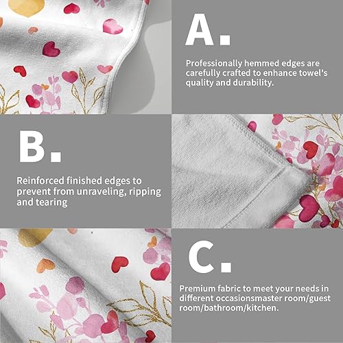 Vista 396 de Giwawa Juego de 2 toallas de mano de pino con ciervos del bosque, toallas de baño, suaves y absorbentes, para bar, bar, cocina, hotel, spa, Ciervo