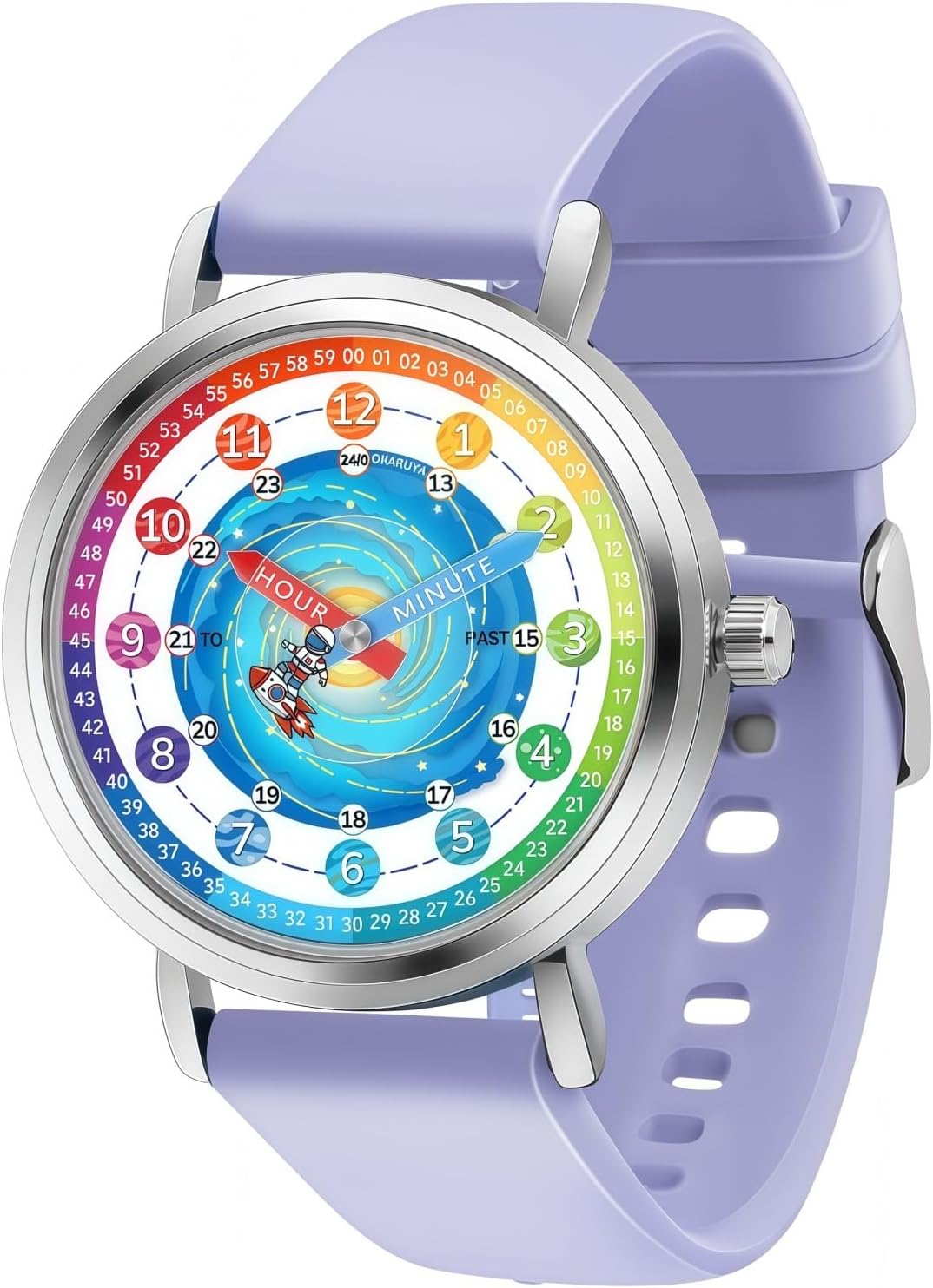 Blisshour Kids Watch - Analog Watches for Kid - Astronaut for Boys Girls Ages 7-10, 8-12, Learning Time Teaching Tool
