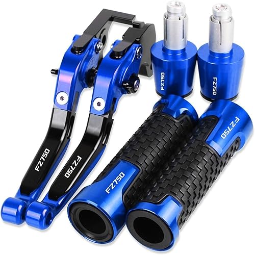 Miniatura 9 de Motorbike Drum Brakes Motorcycle Aluminum Brake Clutch Levers Handlebar Hand Grips Ends for Yamaha FZ750 FZ 750 1985-1988 Reservoir Levers (Color
