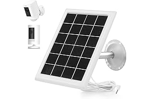 Always-Powered Security: Solar Panel Charger for Ring Stick Up and Spotlight Cams
