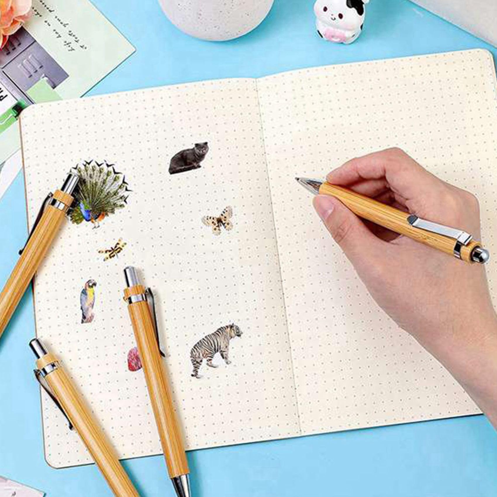 240 Stück Kugelschreiber Stift Set Bambus Kugelschreiber Stift Büro- & Schul Bedarf Stifte & Schreiben Bedarf Geschenke, Schwarze Tinte