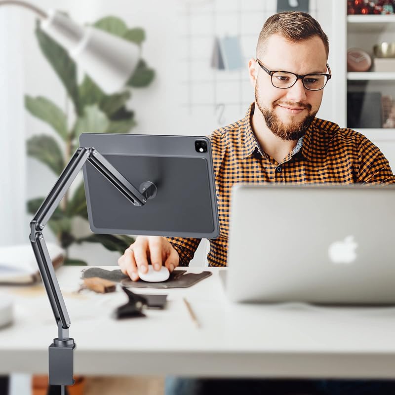 KU XIU Mágneses iPad Pro 11 Állvány, Összecsukható Tablet Tartó Rajzoláshoz és Munkához