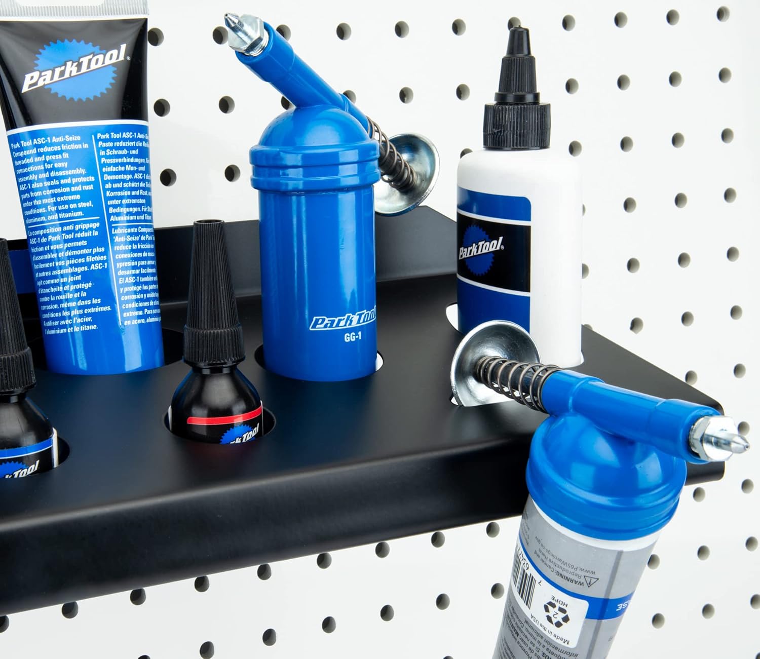 Park Tool JH-2: Wall-Mounted Lubricant & Compound Organizer