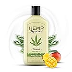 Hemp Heaven Hemp Lotion - Lotion Pineapple & Mango Scent - Natural Hemp Seed Oil, Paraben-Free, 12 oz, Made in USA, Nourishing for Men & Women, EWG Verified, Anti-Aging