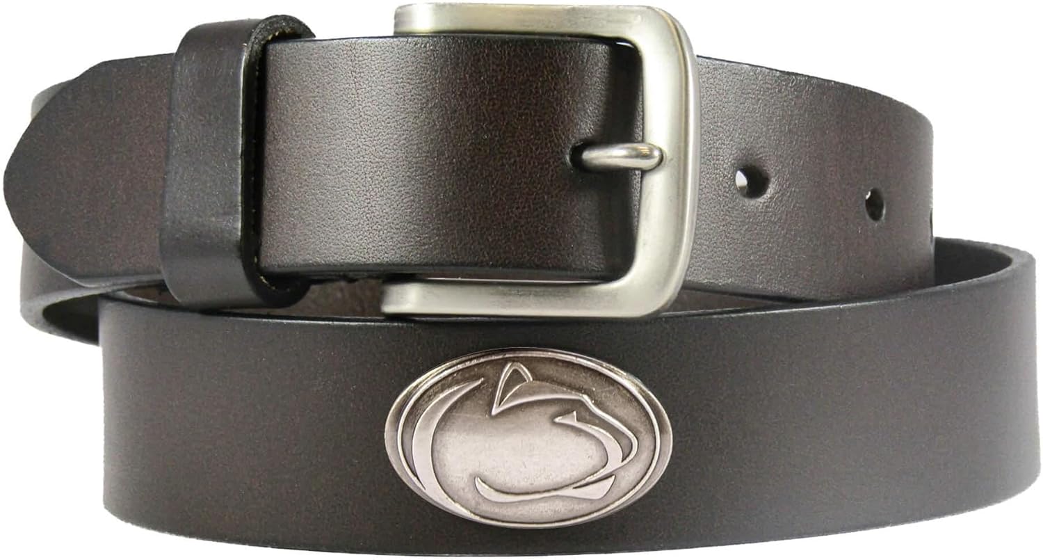 NCAA Penn State Nittany Lions Zep-Pro Leather Concho Belt