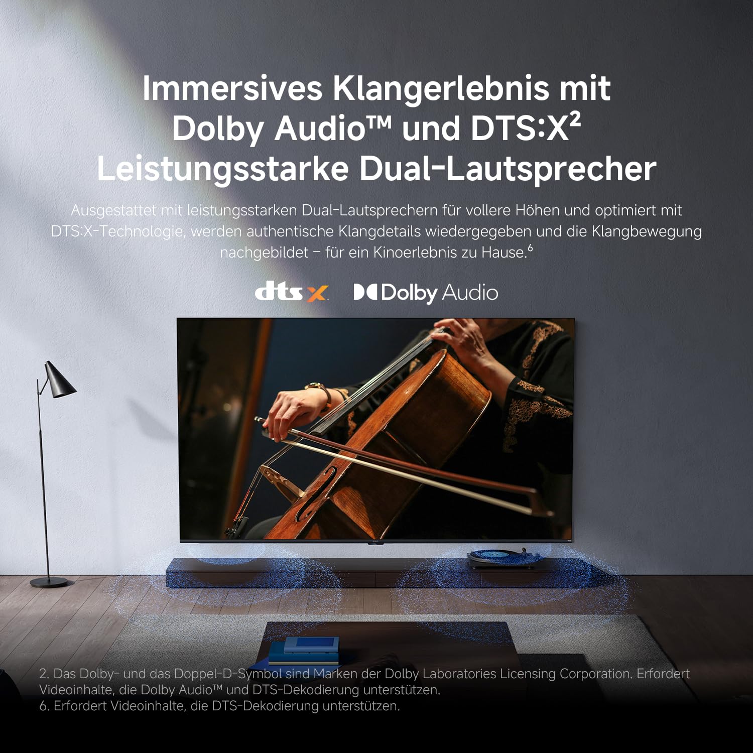XIAOMI TV FX Mini LED 43 Zoll (101 cm), QD-Mini-LED-Smart-TV, 4K UHD, Fire TV, HDR10+, MEMC, DTS:X, AirPlay 2, HDMI, Filmmaker Mode, Sprachsteuerung mit Alexa