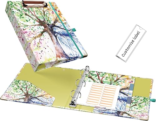 43% off deal for EYROZILL Mini 3 Ring Binder 1 Inch for 5.5" x 8.5" Paper with 5-Tab Dividers EYROZILL Cute Mini Binder for School/Office Supplies and on Amazon