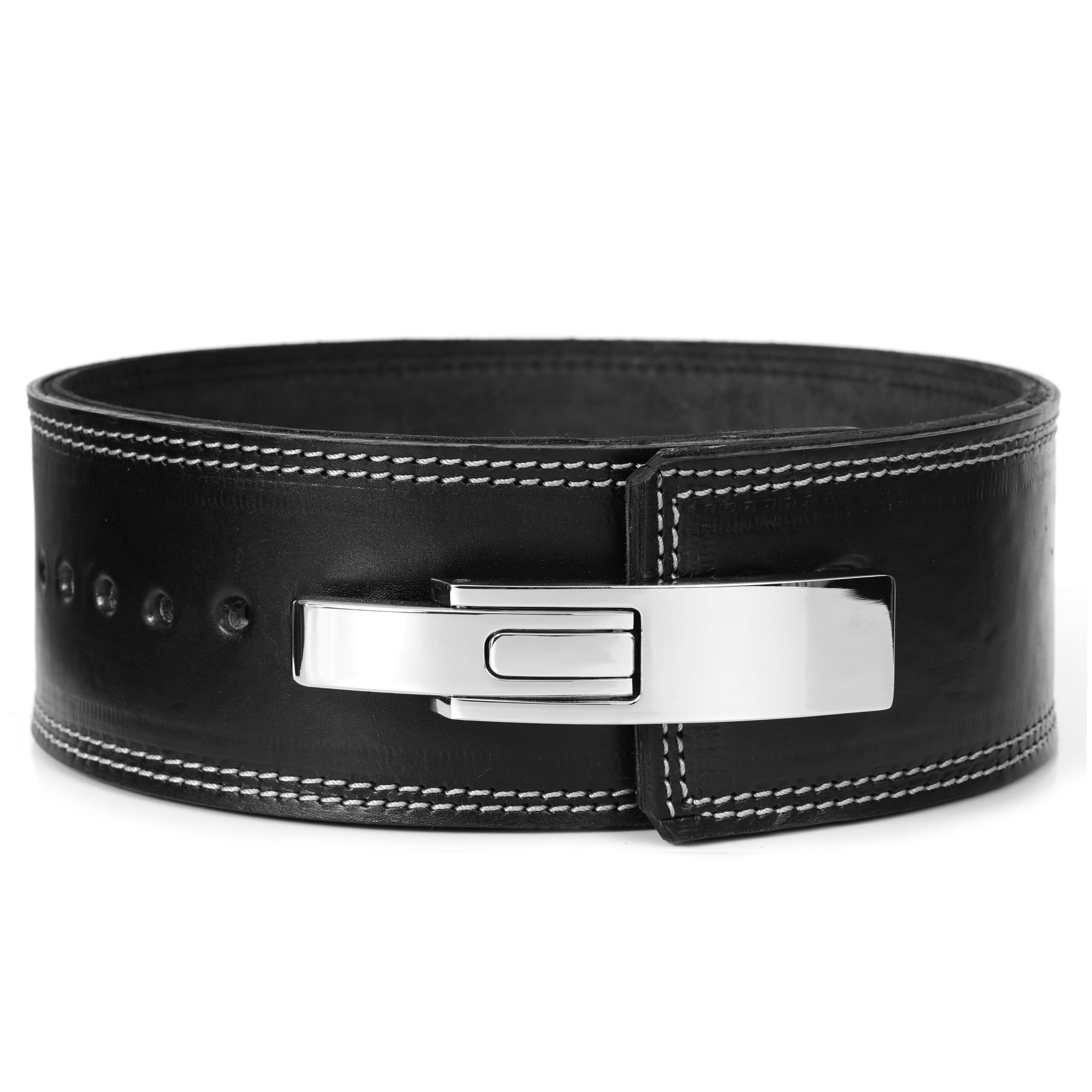 SQUAREFIT Premium 10MM Weight Lifting Lever Belt -Power Lifting Belt for Men & Women for Lower Back Support, Multipurpose Gym Workouts Deadlifts Squats Powerlifting - 4 Inch Wide (Medium(32-40 Inch)) (B0D985RKF8) Amazon Price History, Amazon Price Tracker