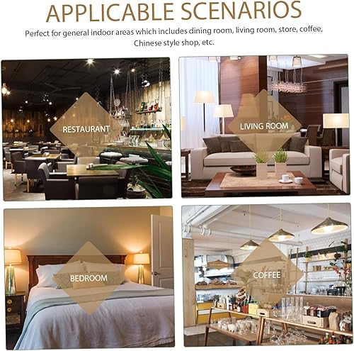 Miniatura 2 de DOITOOL Pantalla de lámpara de araña para lámpara de mesa, pantalla vintage para lámpara de mesa, pantallas de lámpara de araña de metal rural,