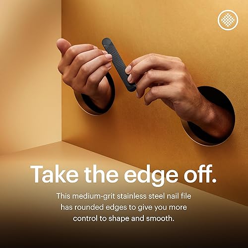 Miniatura 5 de MANSCAPED Shears 3.0, kit de viaje de precisión de 5 piezas para hombre, juego de manicura de acero inoxidable con cortaúñas y uñas de los pies,