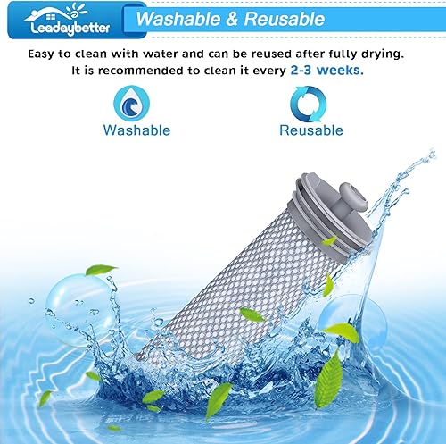 Miniatura 5 de Leadaybetter Filtro de repuesto compatible con aspiradora inalámbrica Tineco A10 A11 Hero A10A11 Master PURE ONE S11 Series S12 X, paquete de 4 para