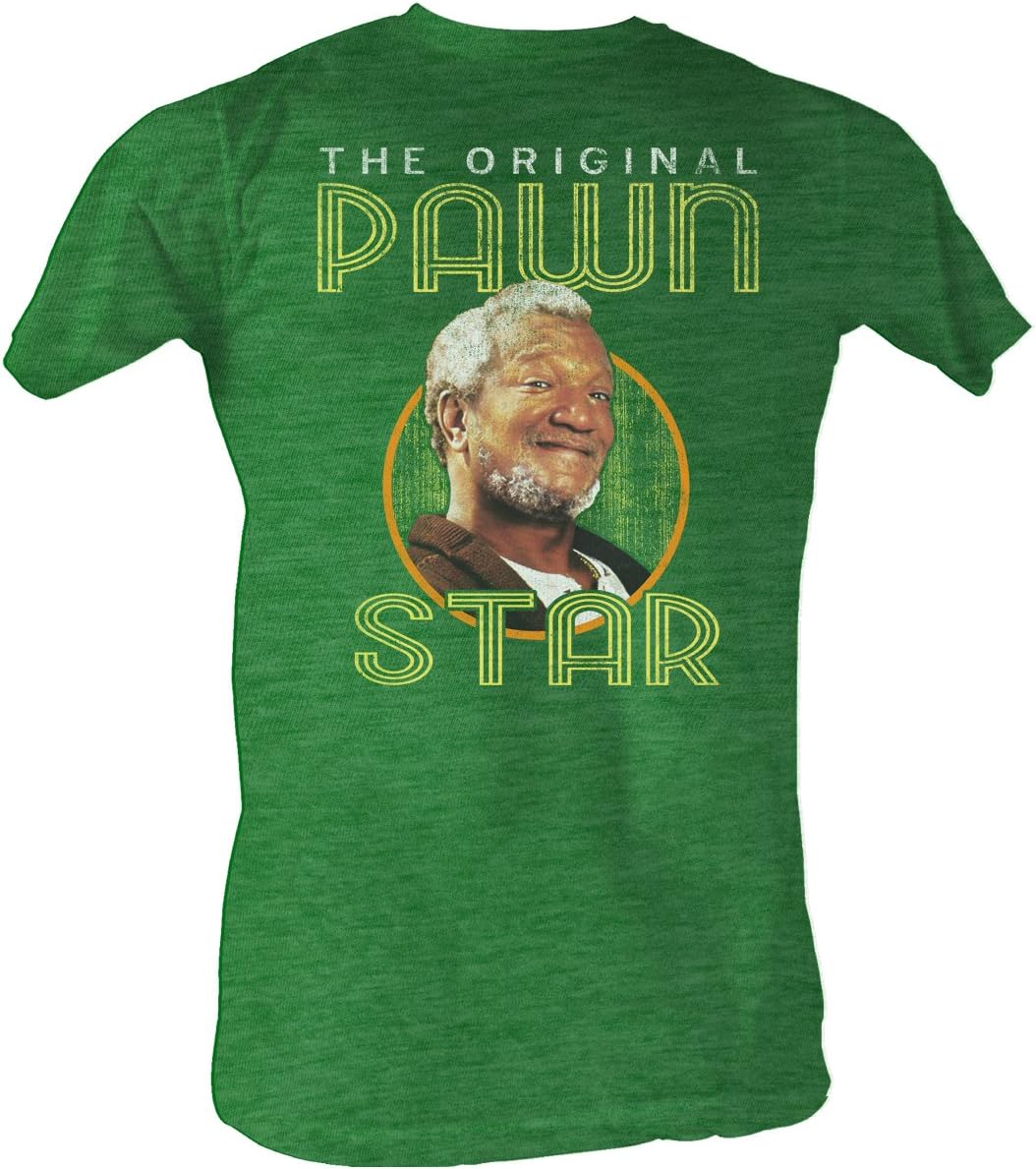 Sandford & Son Original Pawn Star Kelly Green Short Sleeve Men's T-shirt (SAN578) (2X-Large )
