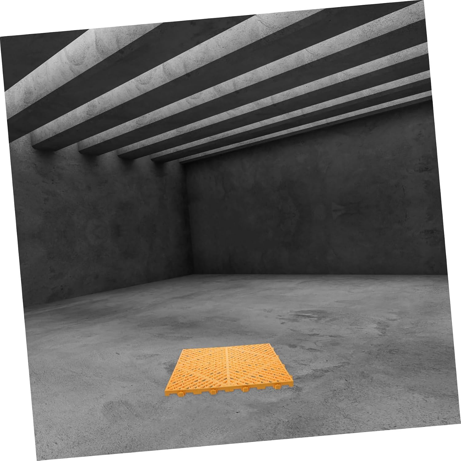 Cabilock Heavy Duty Interlocking Drainage Mats Non Slip Car Wash Floor Tiles for Quick Drainage and Easy Cleaning for Garage Pool and Outdoor Areas