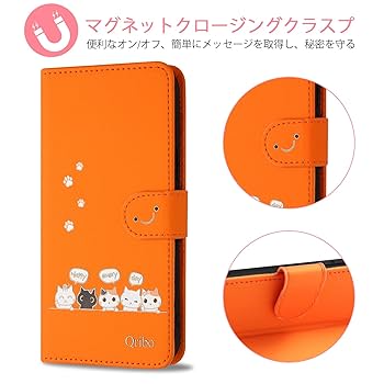 Amazon.co.jp: Qribo らくらくスマートフォン F-52B ケース 手帳