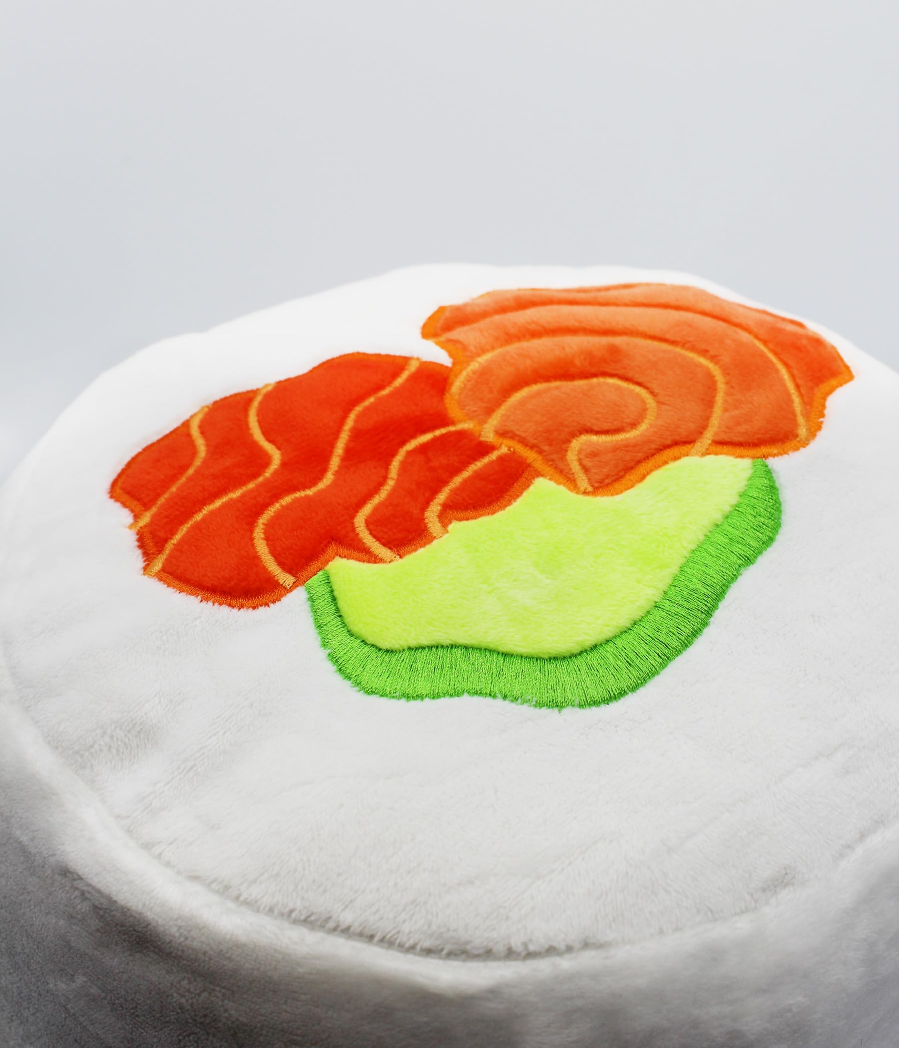 Joy Toy Plushi Uramaki Sushi avec Saumon Peluche 20 cm Blanc