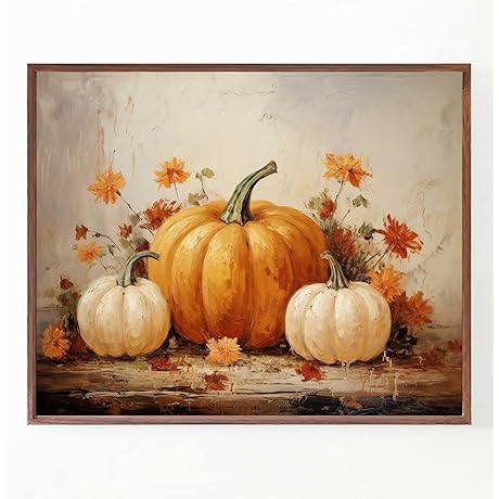 Charming Fall Artwork: Adorn Your Abode with Autumn Splendor
