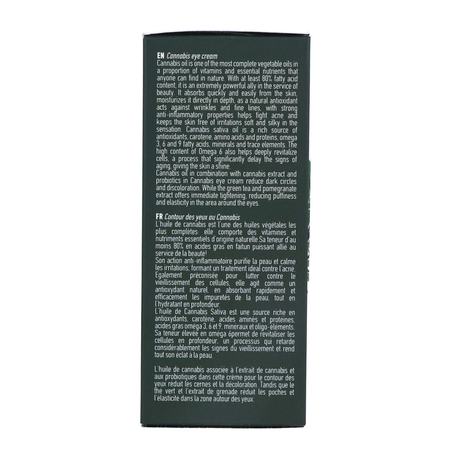 TOMMY G CANNABIS EYE CREAM 30ML - KENEVİR GÖZ ÇEVRESİ KREM - TG9CA-EYE-F15