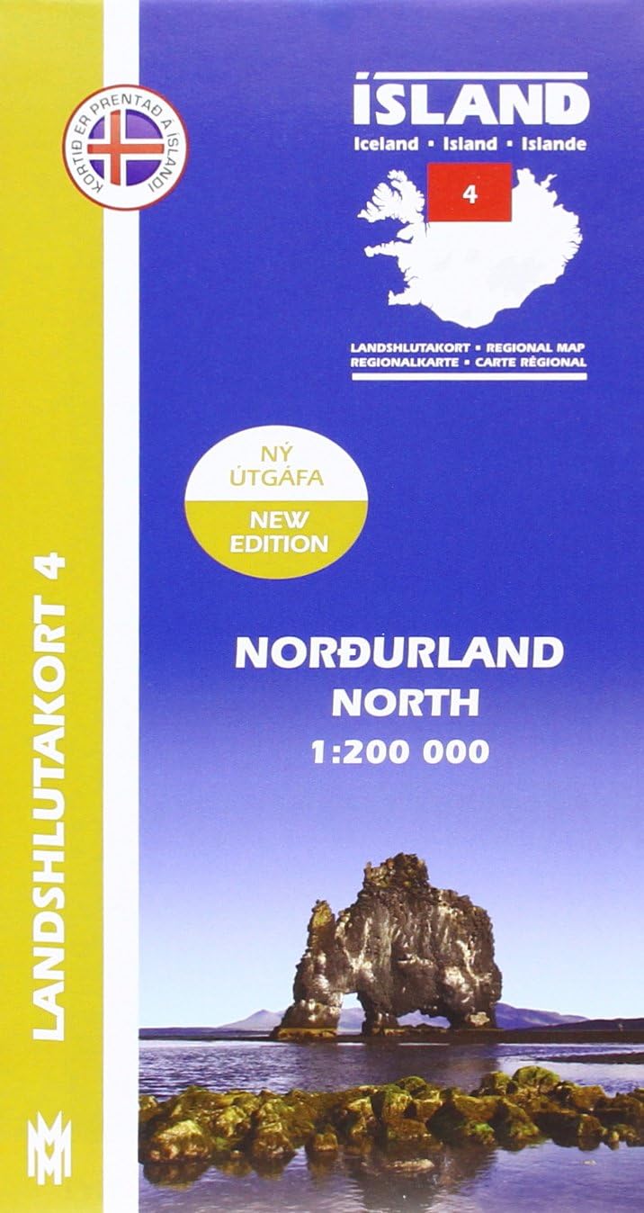 IRK 04 Nordurland / Nord-Island Regionalkarte 1 : 200 000
