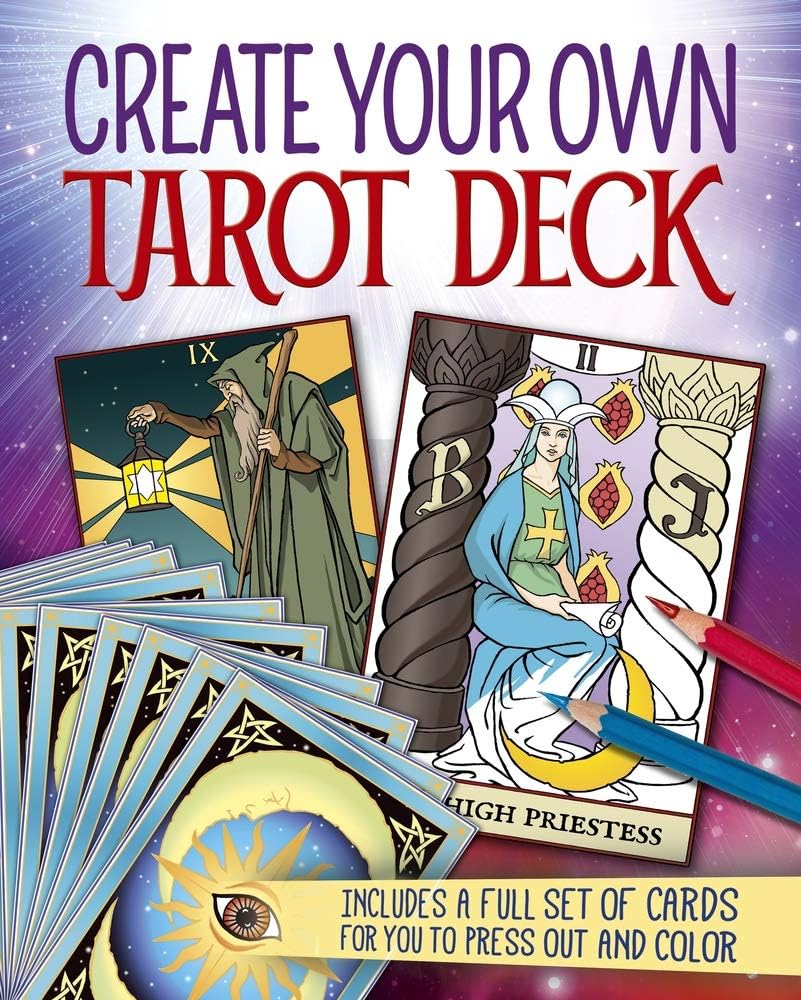 Create Your Own Tarot Deck: Includes a full set of cards for you to press out and color Paperback – September 1, 2017