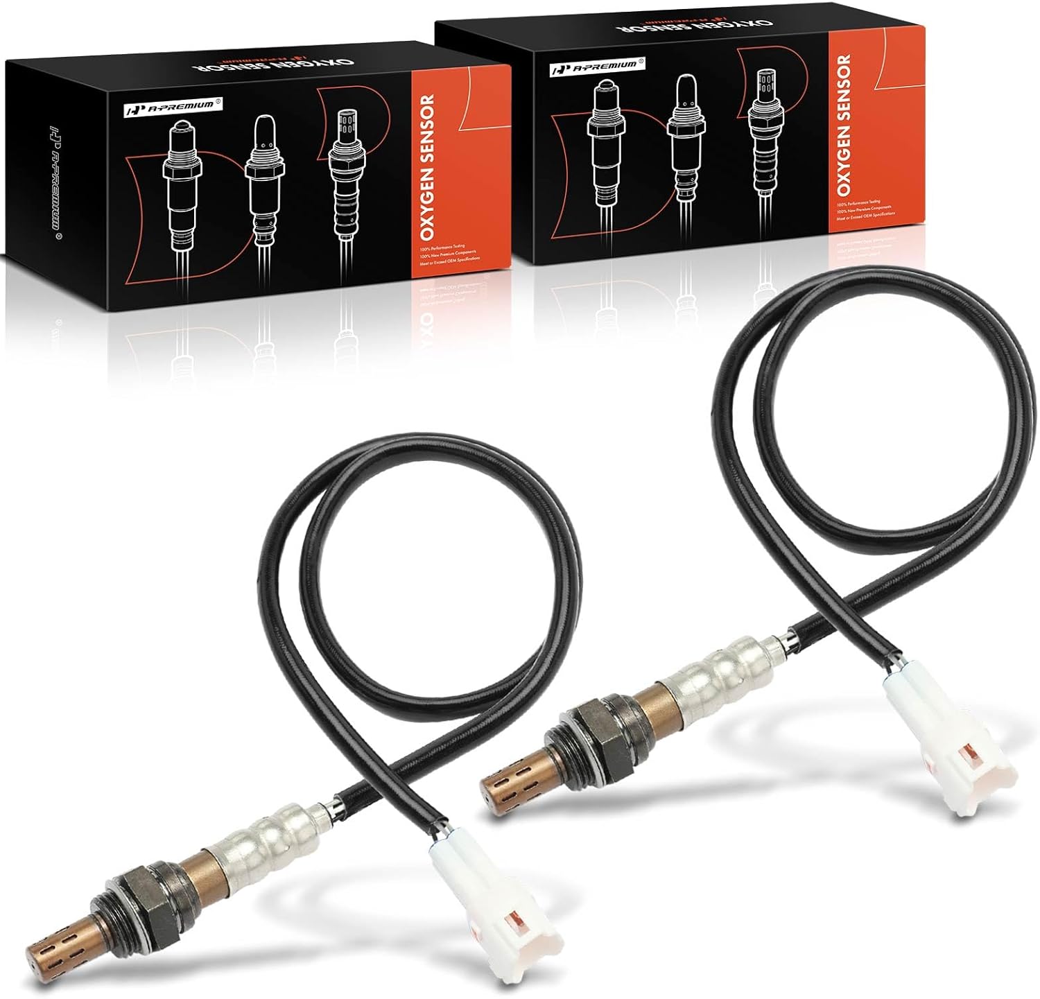 A-Premium O2 Oxygen Sensor Compatible with Suzuki Grand Vitara 2001-2005, Vitara 2004, 2.5L, Downstream Left and Right, 2-PC Set