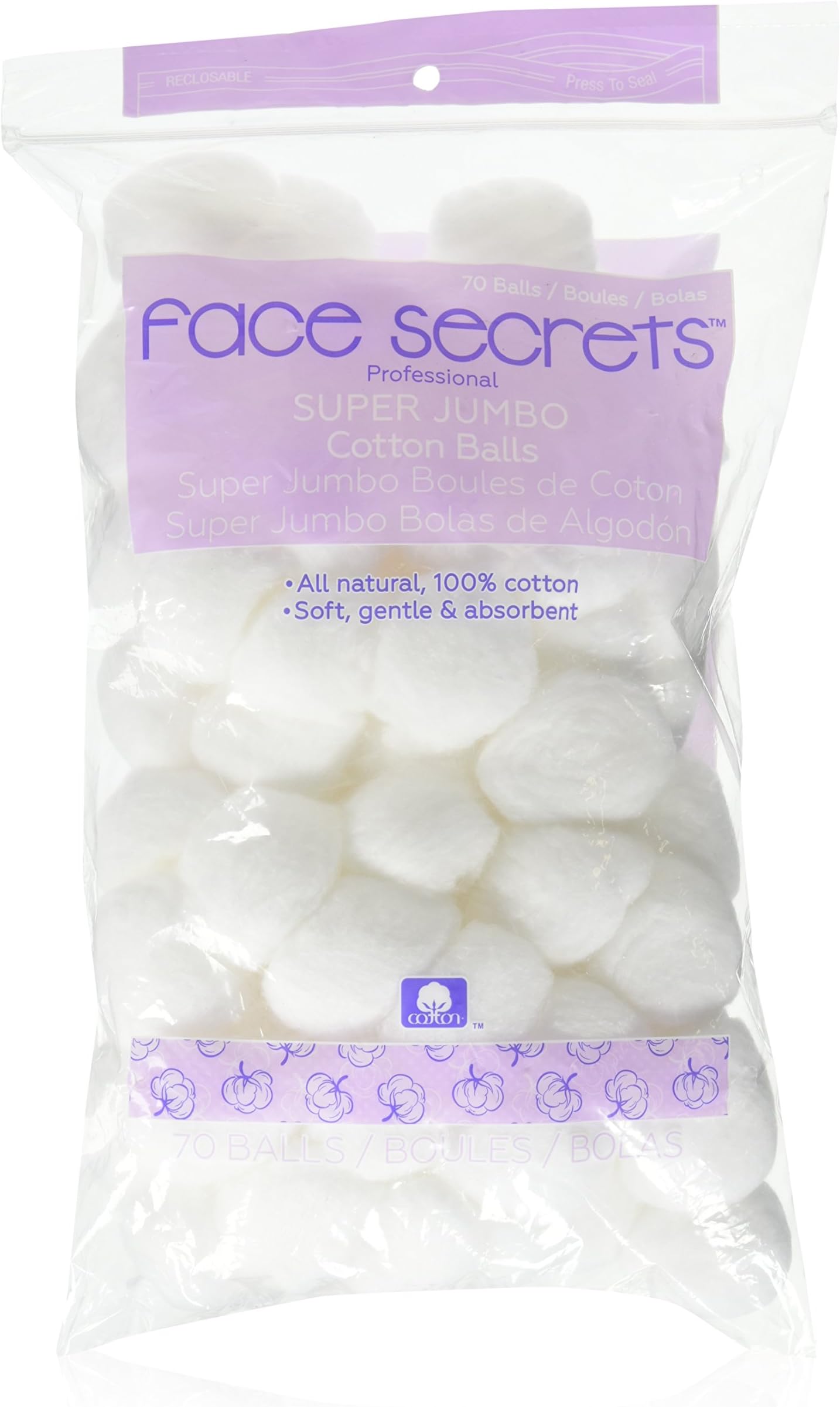 Face Secrets Jumbo Cotton Balls