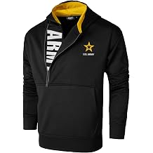 Malham USA Officially Licensed US Army Military Black Hoodie - Authentic Army Sweatshirt, S - L