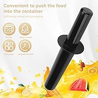 Vista 4 de Batidora de tamper de 9.75 pulgadas, repuesto de licuadora de manipulación, pieza de repuesto de plástico reutilizable para batidora