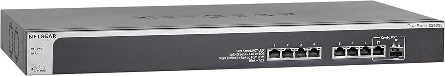 Amazon.com: NETGEAR 8-Port 10Gig Smart Managed Plus Switch Amazon.com: NETGEAR 8-Port 10Gig Smart Managed Plus Switch