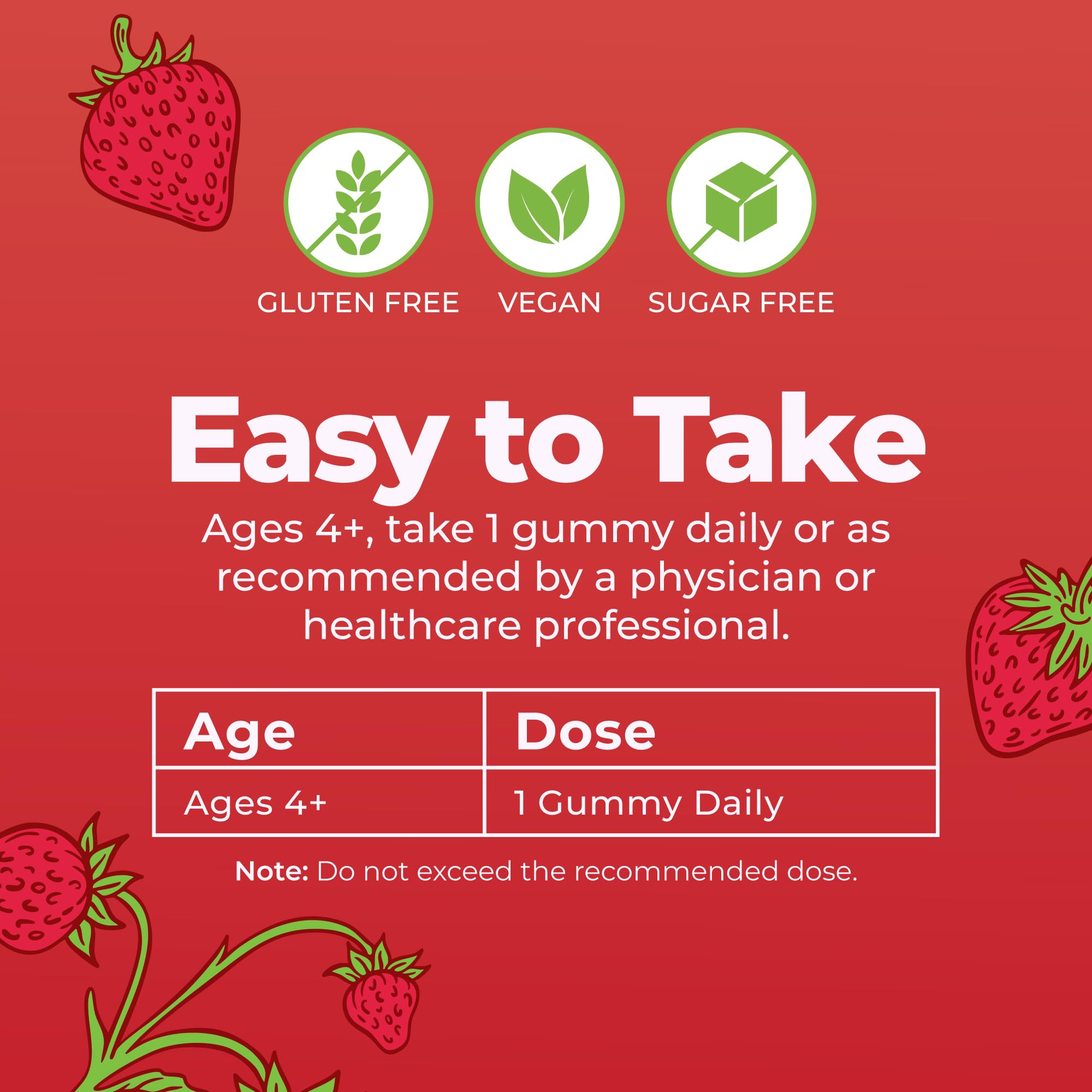 MARYRUTH'S Organic Vitamin D3 + B12 Gummies for Ages 4+, 60 Servings, Vegan — Amazon image 7