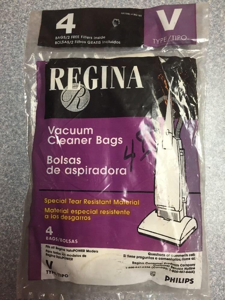 Regina RG165 ValuPower Type V Vacuum Cleaner Bags Home