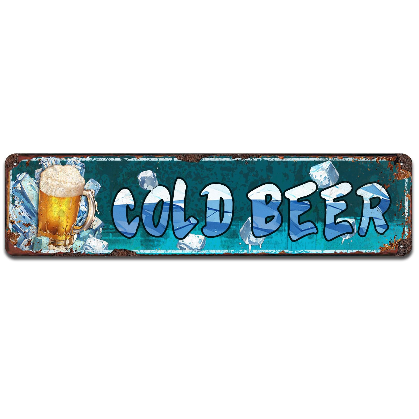 Beer Signs for Beer Bar Pub,Cheers Sign for Man Cave Hotel,Restaurant,Business Wall Decor,4x16 Inch