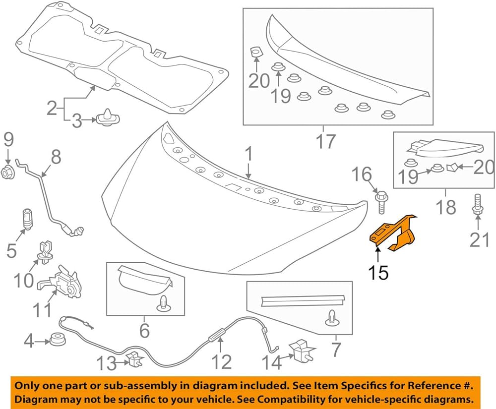 memi♪ Honda 60170-TAR-000ZZ Hood Hinge : Amazon.ca: Automotive