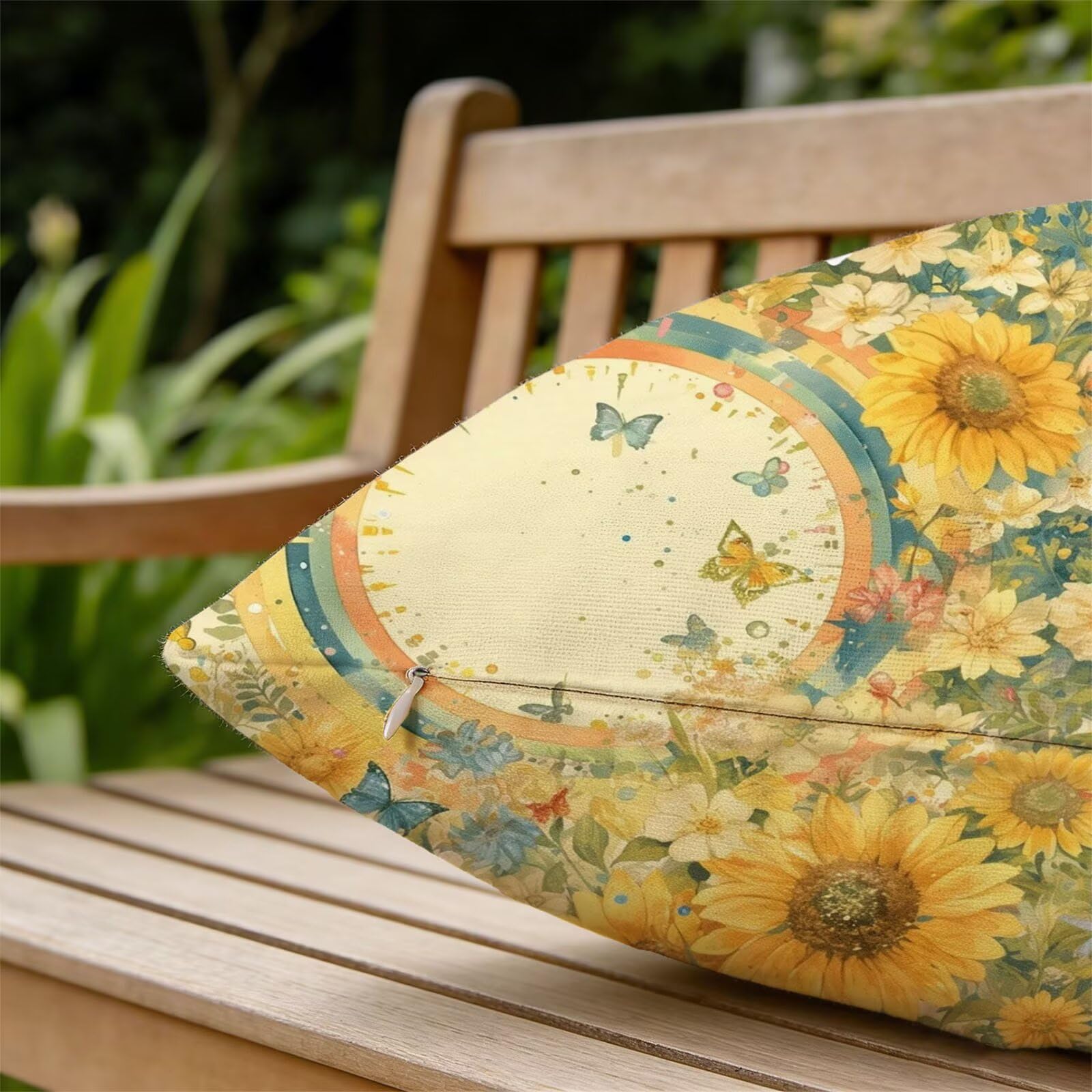 Générique Housse de Coussin Canapé Animal 50x60cm Exterieur Impermeable Flower Taie d'oreiller Décoratif Aesthetic Housse Coussin Decoration pour Chambre Sofa Jardin Balcon Terrasse Lot de 2. T-1229