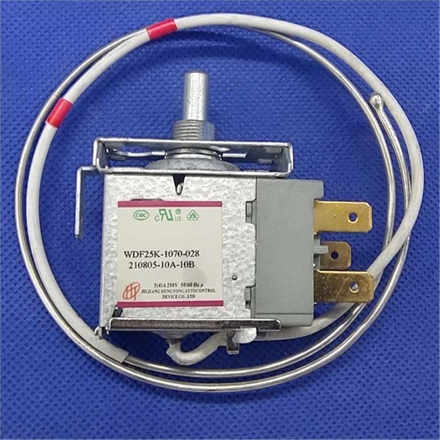 1PCS Middle Fixed 3-feet Mechanical Controller WDF25K-1070-028 Refrigerator Thermostat for Refrigerator
