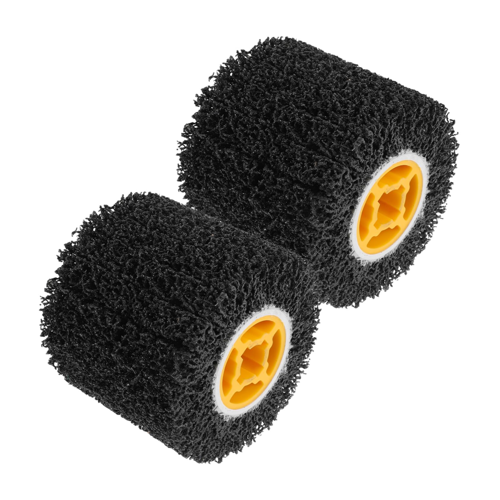 ARTIBETTER 2pcs Stainless Steel Wire Drawing Wheel for Metal Polishing Precision Brush for Surface Treatment 120x100mm