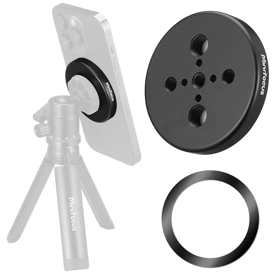 Amazon.co.jp: MINIFOCUS 磁気電話三脚マウントアダプター 1/4