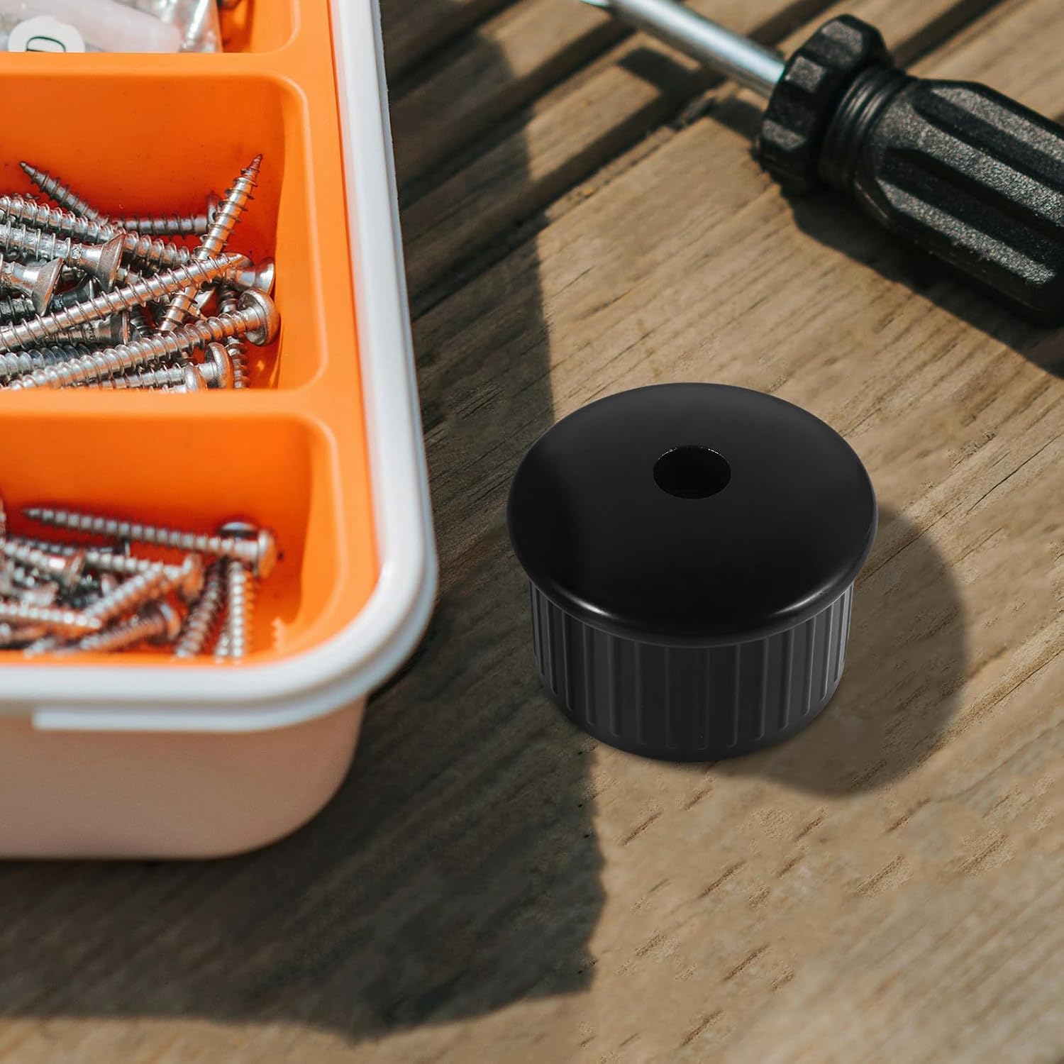Hexagonal Shaft End Cap Plastic Press Cover Replacement for Tire Changer Machine Repair Accessories Sturdy Plastic Rod Stopper for Automotive Tire Changers