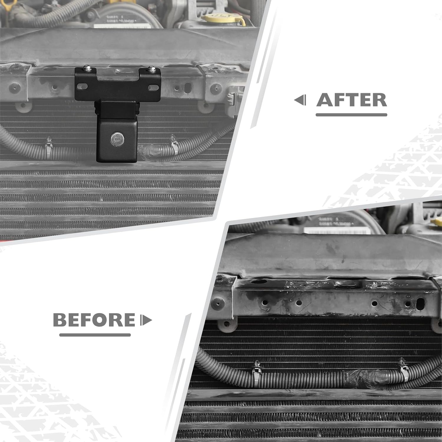 JeCar Hood Lock for Jeep Wrangler JK JKU 2007-2017 Sahara Sport Rubicon & Unlimited