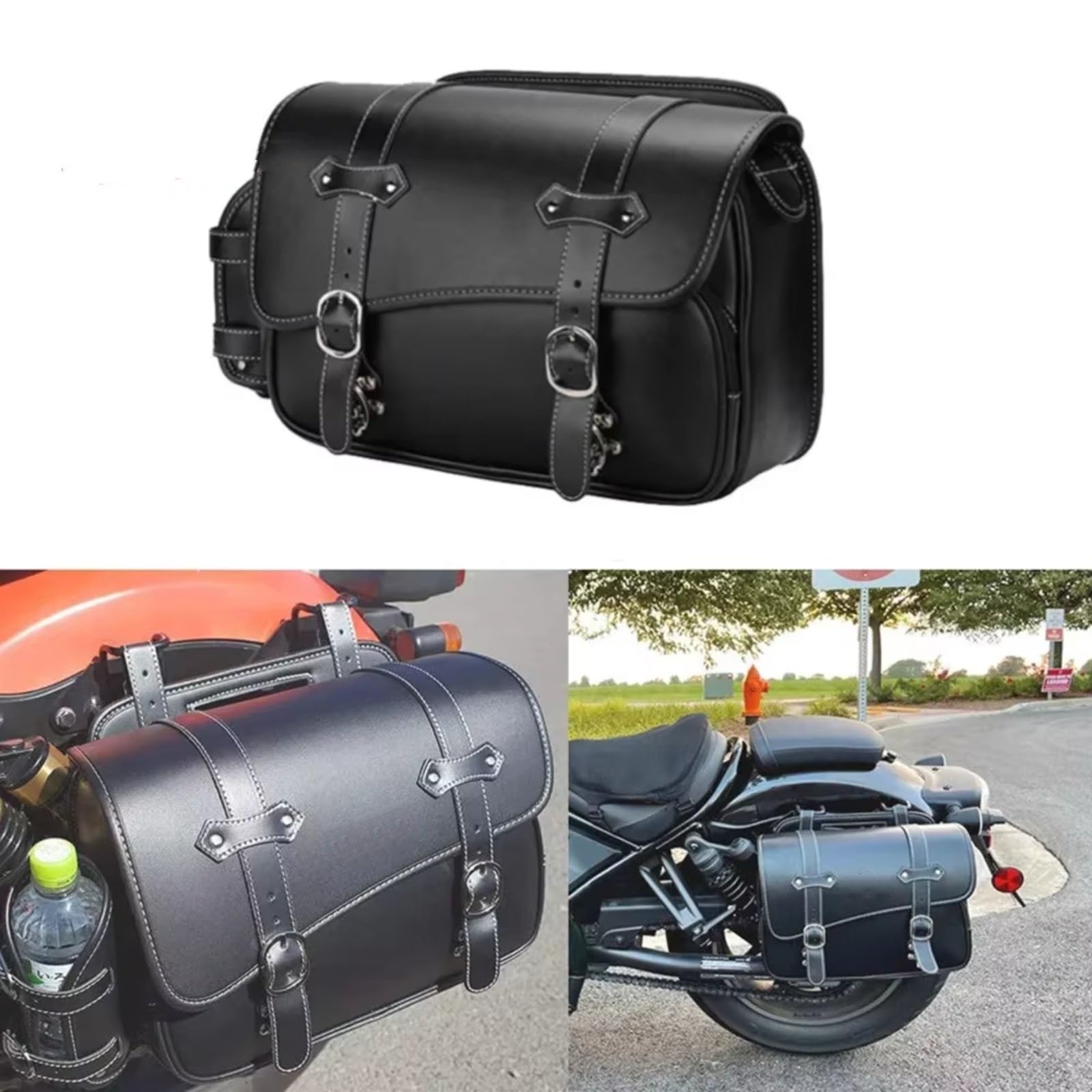 Sacche Laterali Moto Compatibile Con Yamaha Per SR400 Per MT-07 Borsa Laterale Impermeabile Borsa Portaoggetti Attrezzi Borsa Portaoggetti Accessori